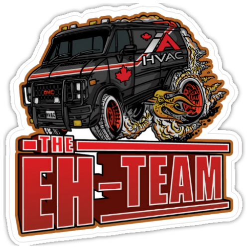 ET-STICKER EH-TEAM 3D VAN - infraAIR HVAC Products